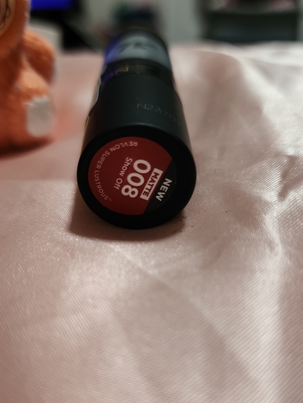 Revlon Matte Lipstick 008 Show Off - Red and Black Packaging
